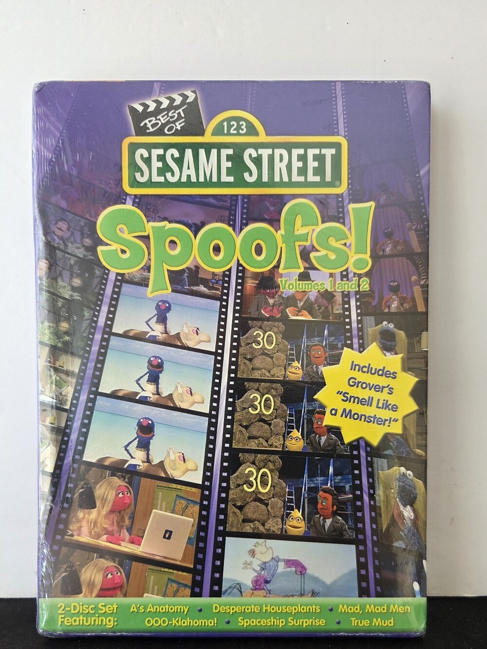Best of Sesame Street Spoofs! Volumes 1 & 2 (2-Disc DVD Set, Sealed)